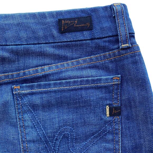 New Citizens of Humanity Women's Dark Wash Jean Micro Denim Mini Skirt Size 28 - Picture 10 of 12